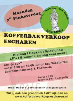 2e Pinksterdag kofferbak verkoop St. Antonius Abt Gilde